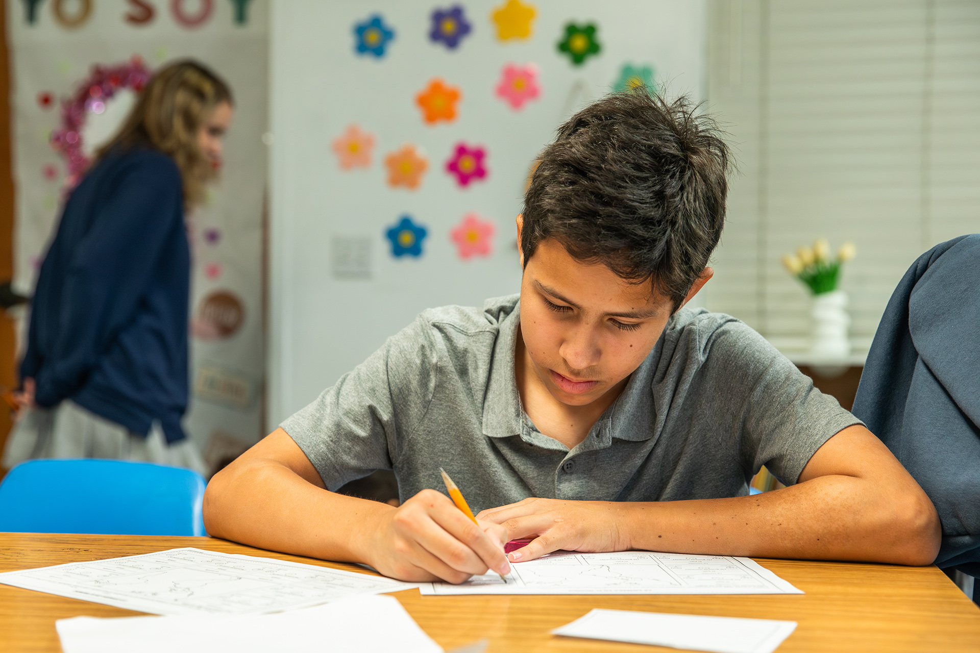 GPS middle school students in science